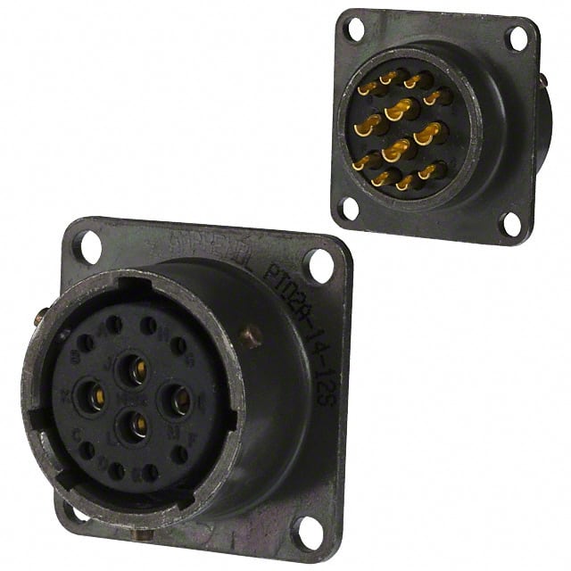 PT02A-14-12S CONN RCPT FMALE 12P SOLDER CUP