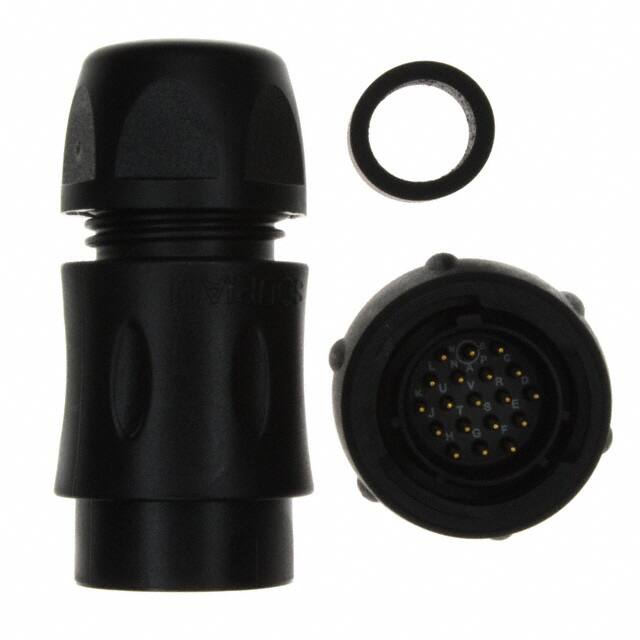 UTS6JC14E19P CONN PLUG MALE 19P GOLD SLDR CUP