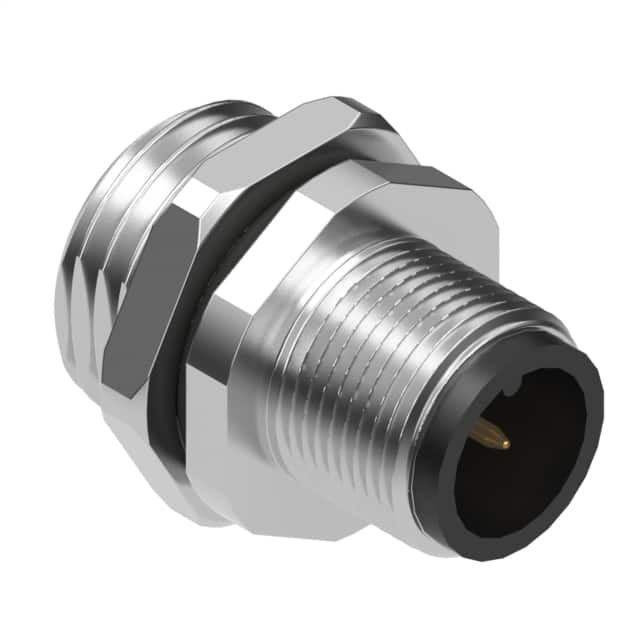 54-00188 CONN PLUG MALE 4P GOLD SLDR CUP