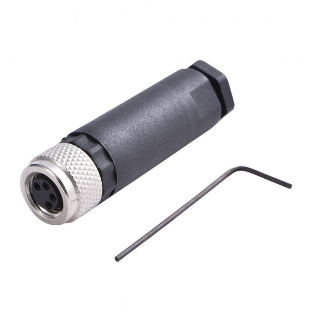 A-M08-04-FGPA-GEB1 CONN PLUG FMALE 4POS GOLD SCREW