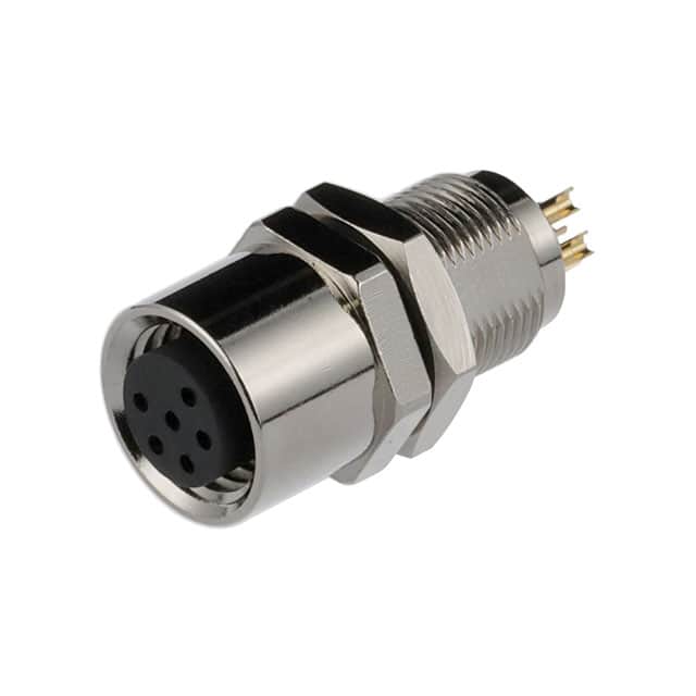 855-006-203R004 CONN PLUG FMALE 6P GOLD SLDR CUP
