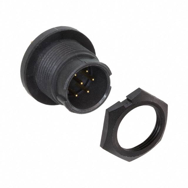 EN3P6MPX CONN RCPT MALE 6POS GOLD SOLDER