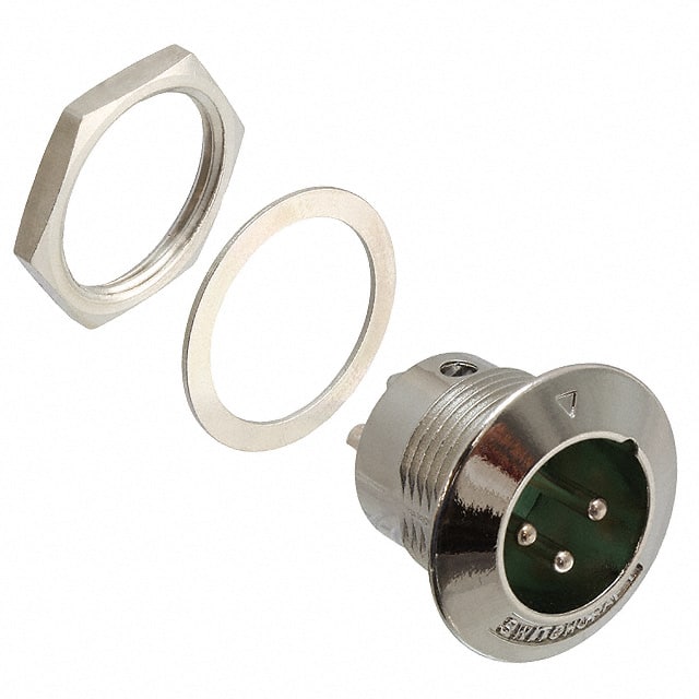 B3M CONN RCPT MALE XLR 3P SOLDER CUP