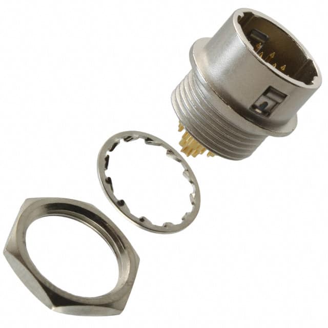 HR10-10R-12P(73) CONN RCPT MALE 12P GOLD SLDR CUP