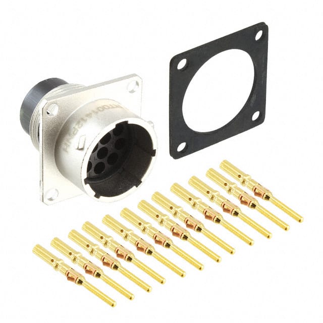 RT001412PNH-K CONN RCPT MALE 12POS GOLD CRIMP