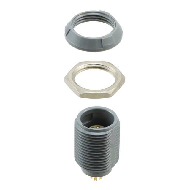 PKG.M0.6SL.LG CONN RCPT FMALE 6P GOLD SLDR CUP