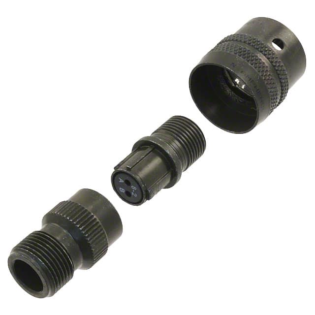 PT06A-8-2S CONN PLUG FMALE 2P GOLD SLDR CUP