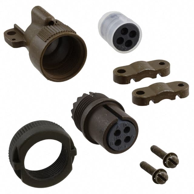 MS3106E14S-2S CONN PLUG FMALE 4P SOLDER CUP