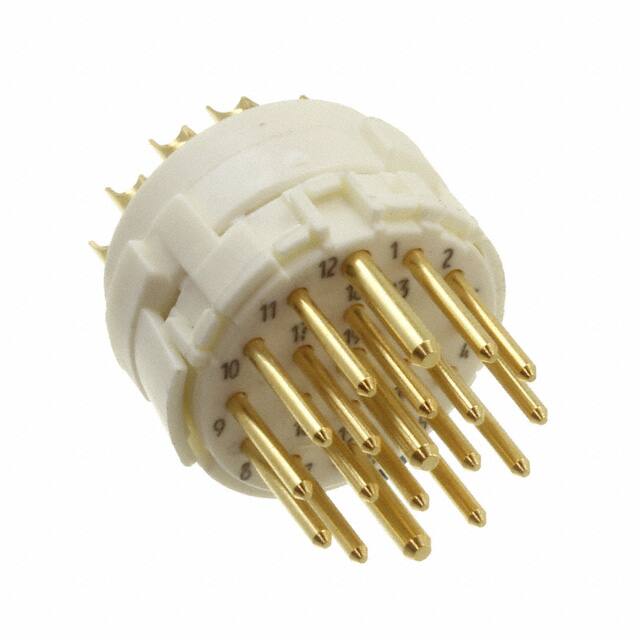 1224390000 CONN MALE INSERT 19P SOLDER CUP
