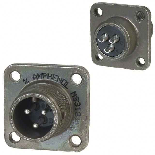 MS3102R10SL-3P CONN RCPT MALE 3POS SOLDER CUP