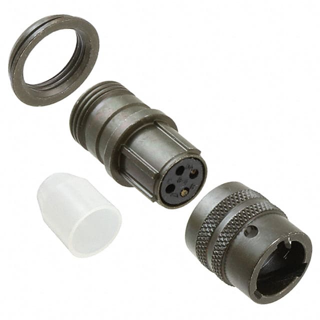 PT06P-8-4S CONN PLUG FMALE 4P GOLD SLDR CUP