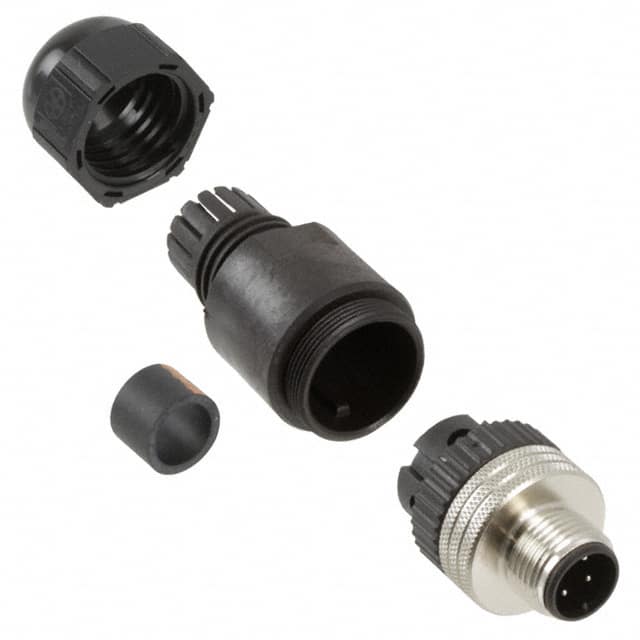 1200710039 CONN RCPT MALE 4POS GOLD SCREW