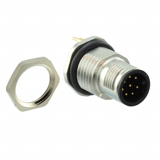 1553873 CONN PLUG MALE 8POS GOLD SOLDER