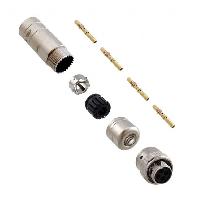 RT06104SNH-K CONN PLUG FMALE 4POS GOLD CRIMP