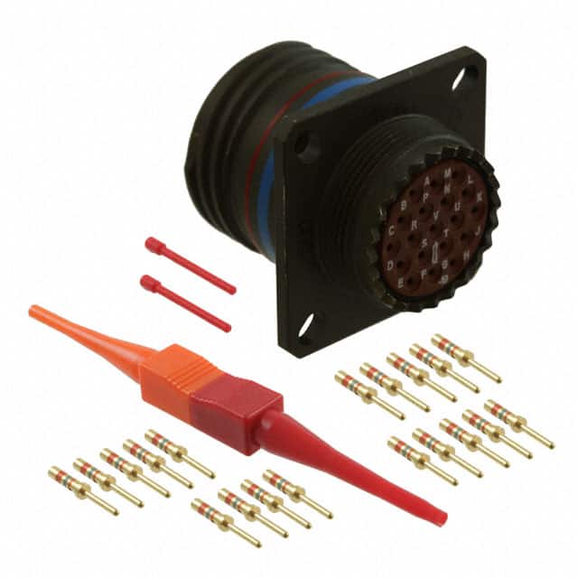 D38999/20WD19PN CONN RCPT MALE 19POS GOLD CRIMP