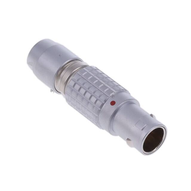 FGG.1B.304.CLAD72 CONN PLUG MALE 4P GOLD SLDR CUP