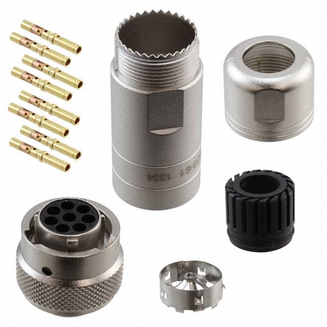 RT06128SNH-K CONN PLUG FMALE 8POS GOLD CRIMP