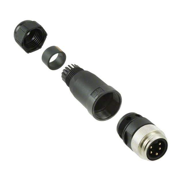 1300170029 CONN RCPT MALE 5POS GOLD SCREW