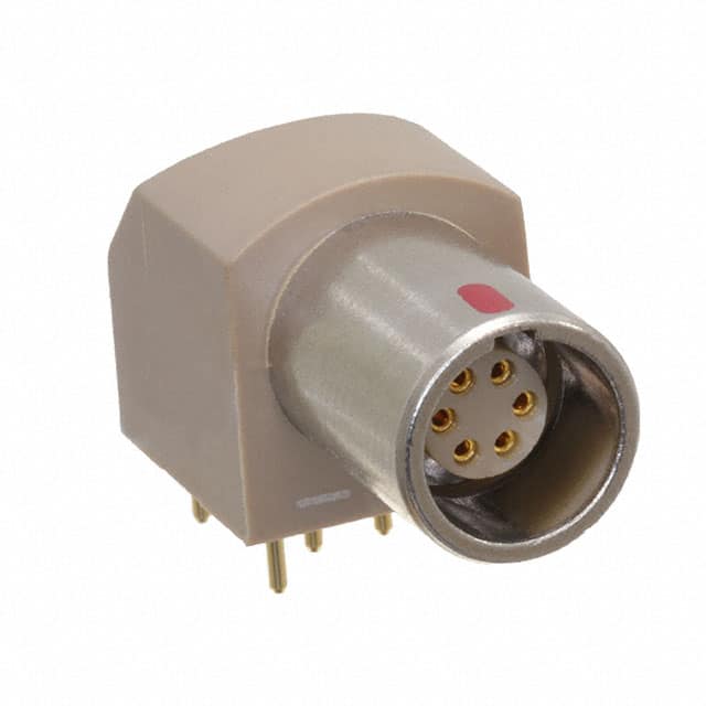 EPG.0B.306.HLN CONN RCPT FMALE 6POS GOLD SOLDER