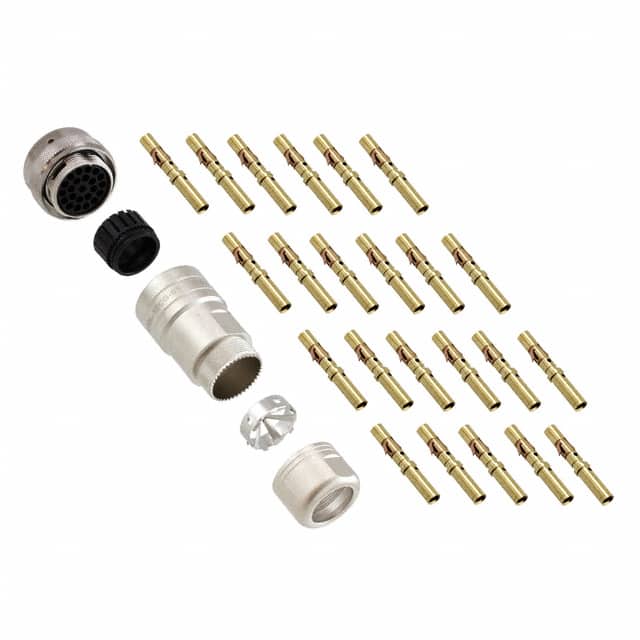 RT061823SNH-K CONN PLUG FMALE 23POS GOLD CRIMP