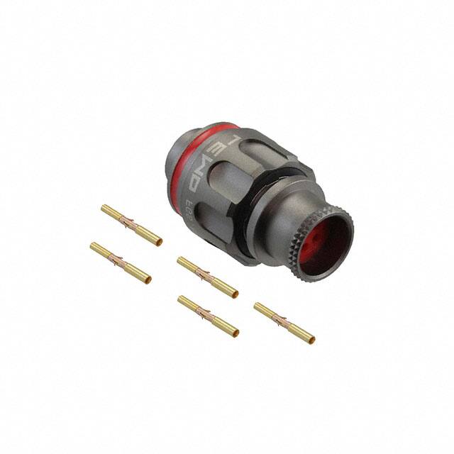FGS.1M.305.XLMT CONN PLUG FMALE 5POS GOLD CRIMP