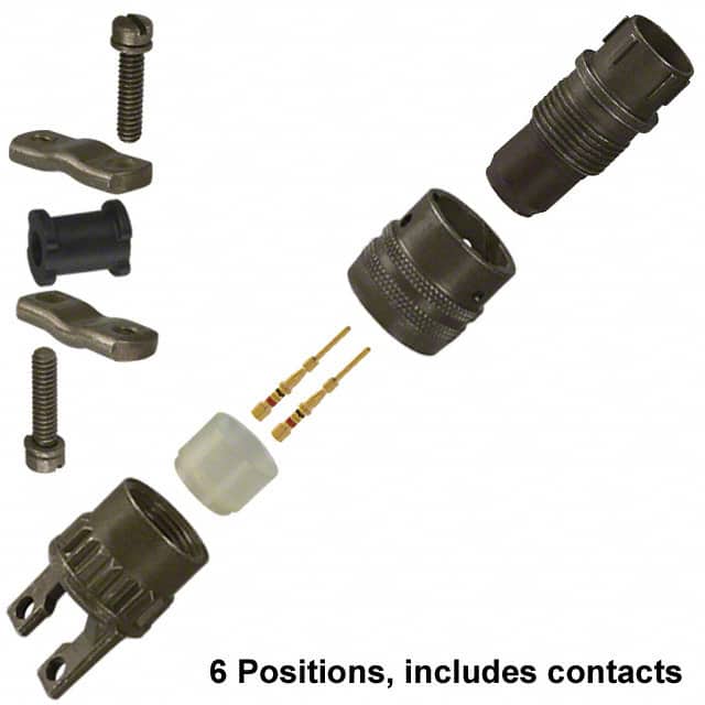 PT06SE-10-6P(SR) CONN PLUG MALE 6POS GOLD CRIMP
