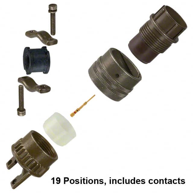 MS3126F14-19 CONN PLUG MALE 19POS GOLD CRIMP