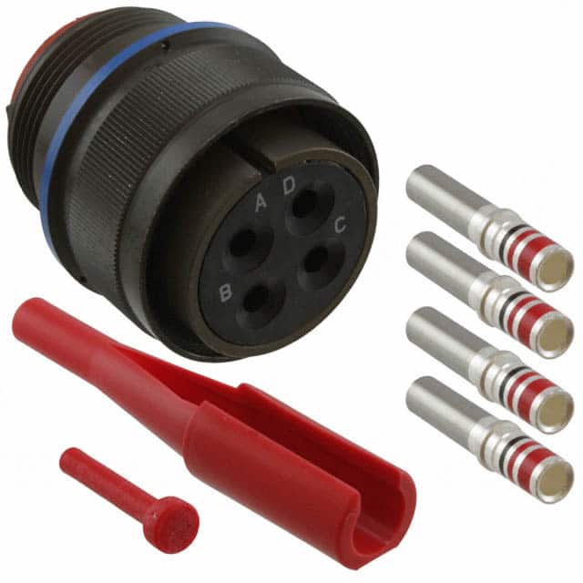 MS3456W22-22S CONN PLUG FMALE 4POS GOLD CRIMP