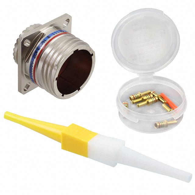 D38999/20FE6PN CONN RCPT MALE 6POS GOLD CRIMP