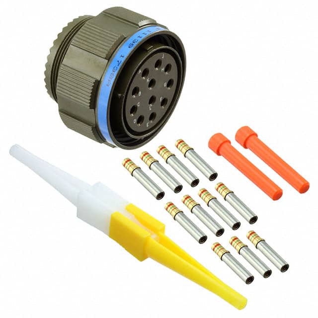 D38999/26WG11SN CONN PLUG FMALE 11POS GOLD CRIMP