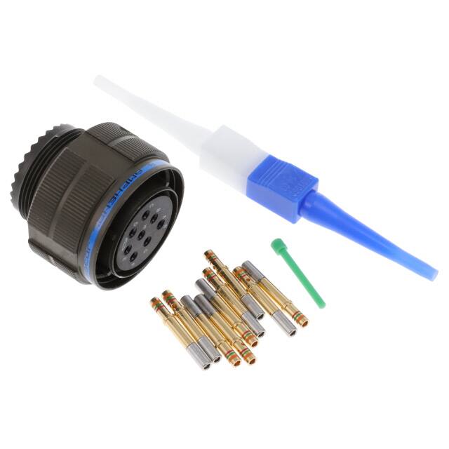 D38999/26WE8SN CONN PLUG FMALE 8POS GOLD CRIMP