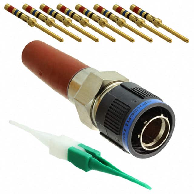 CFX26M1108PZN CONN PLUG MALE 8POS GOLD CRIMP