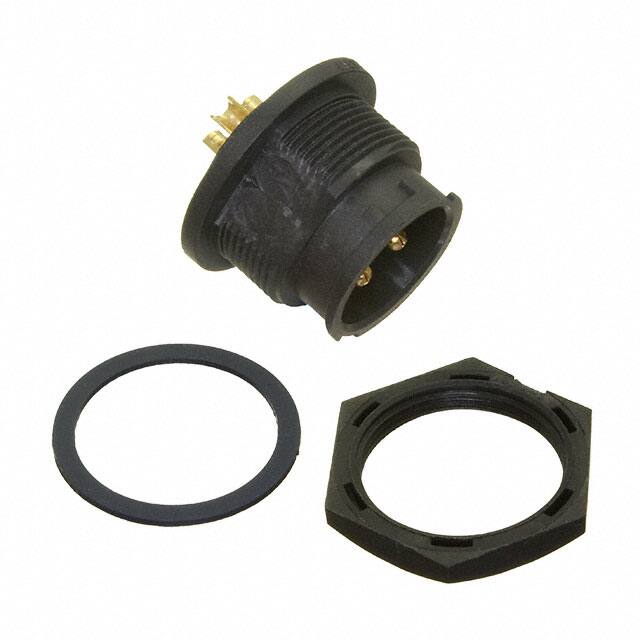 ACC-03PMMS-LC7001 CONN RCPT MALE 3P GOLD SLDR CUP