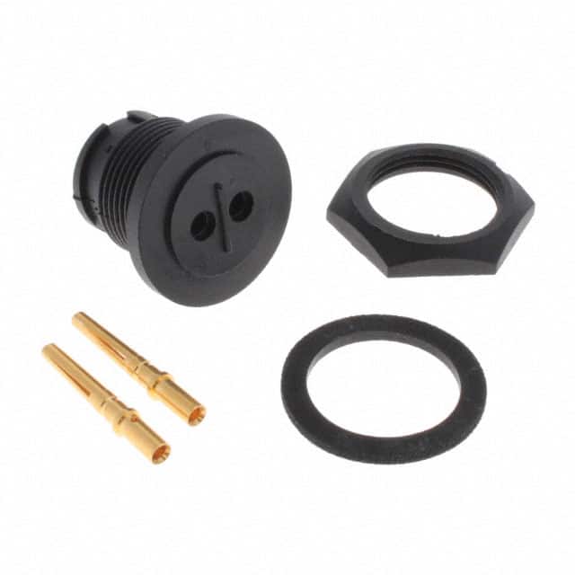 7380-2SG-300 CONN RCPT FMALE 2POS GOLD CRIMP