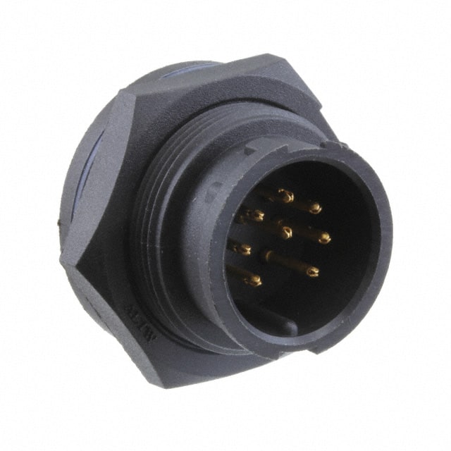 ACD-08PMMS-LC7001 CONN RCPT MALE 8P GOLD SLDR CUP