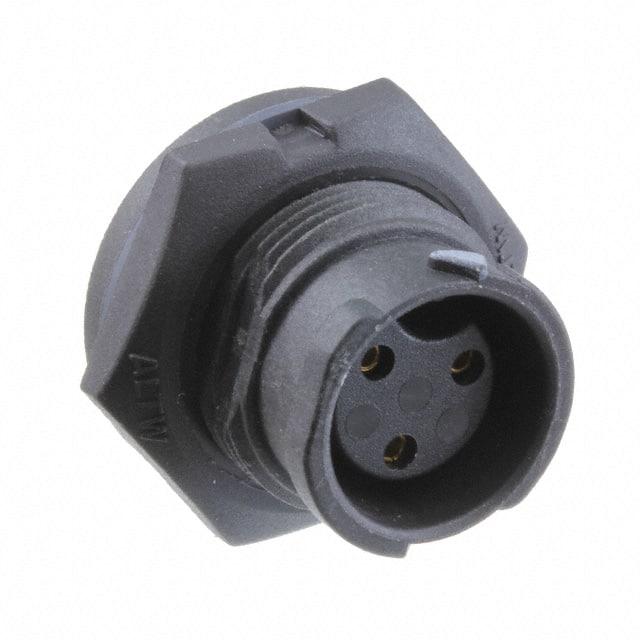 BD-03PMFS-QC8001 CONN RCPT FMALE 3P GOLD SLDR CUP