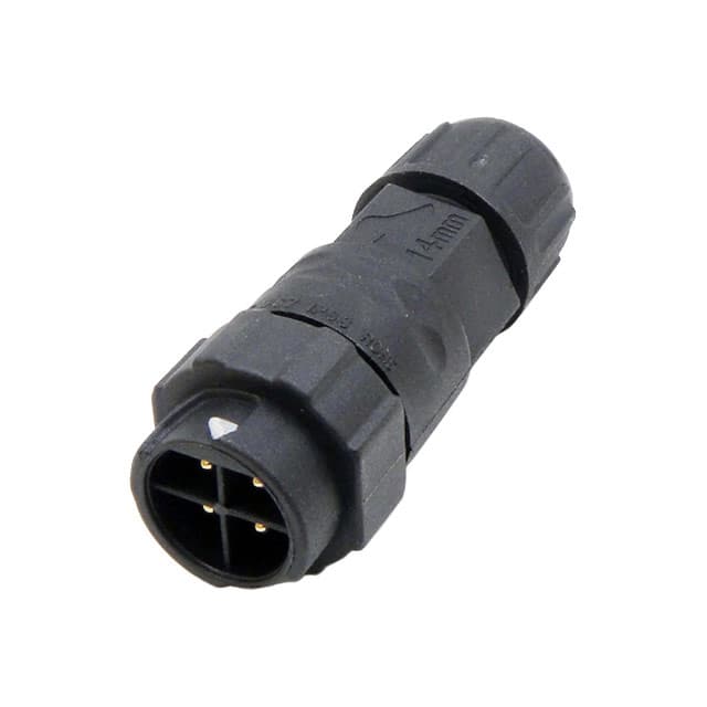 22004331-01 CONN RCPT MALE 4POS SOLDER CUP