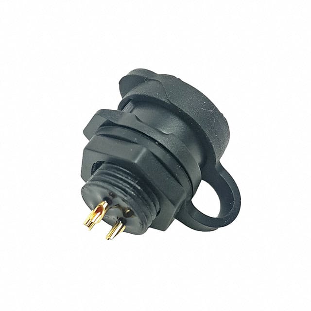 MRD-AH03-L13-000 CONN RCPT FMALE 3P GOLD SLDR CUP