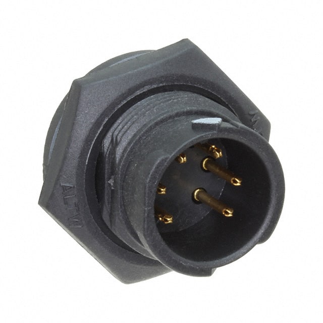 BD-06PMMS-QC8001 CONN RCPT MALE 6P GOLD SLDR CUP
