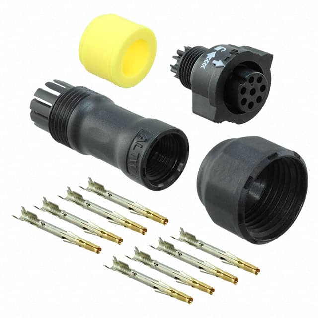 BD-08BFFA-QL8MP0 CONN PLUG FMALE 8POS GOLD CRIMP