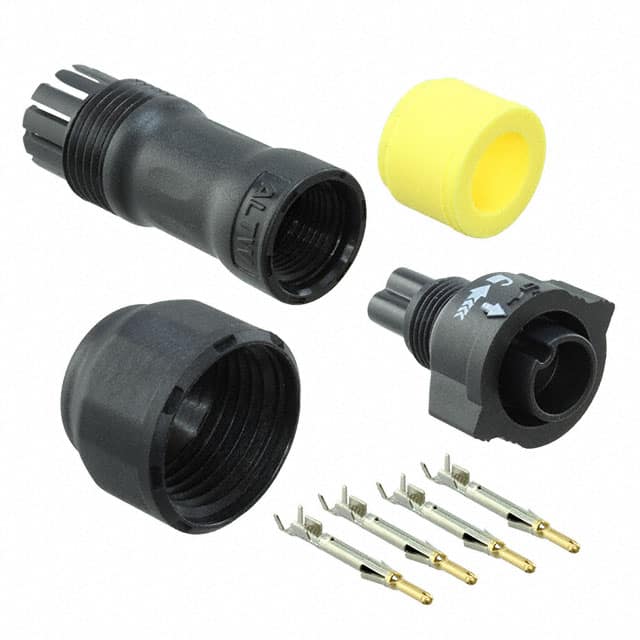 CB-04BFMA-QL8MP0 CONN PLUG MALE 4POS GOLD CRIMP