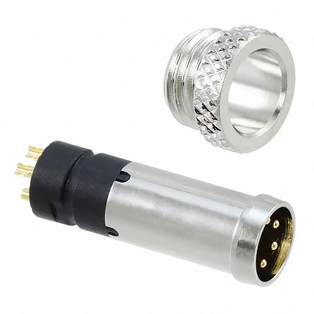 854-005-103RLS4 CONN RCPT MALE 5P GOLD SLDR CUP