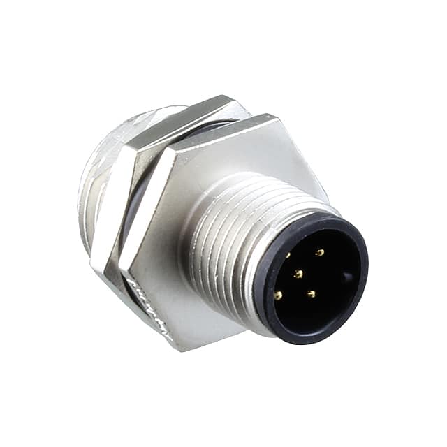 M12A-05PMMS-SH8002 CONN PLUG MALE 5P GOLD SLDR CUP