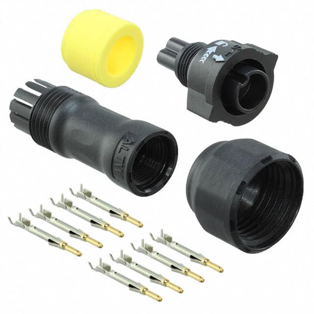 BD-08BMMA-QL8MP0 CONN RCPT MALE 8POS GOLD CRIMP