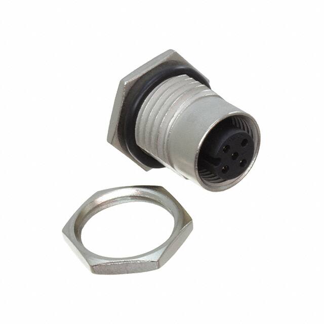 M12A-05PFFP-SF8002 CONN RCPT FMALE 5POS GOLD SOLDER
