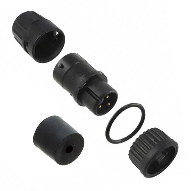 6282-3PG-321 CONN PLUG MALE 3P GOLD SLDR CUP