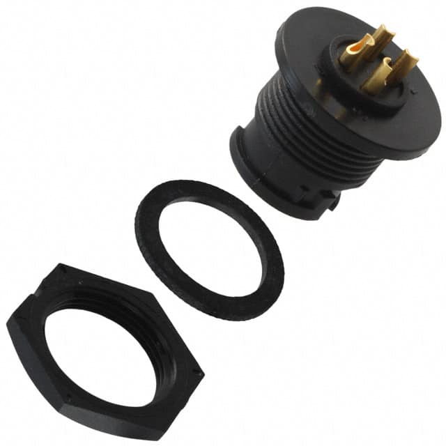 7282-4PG-300 CONN RCPT MALE 4P GOLD SLDR CUP