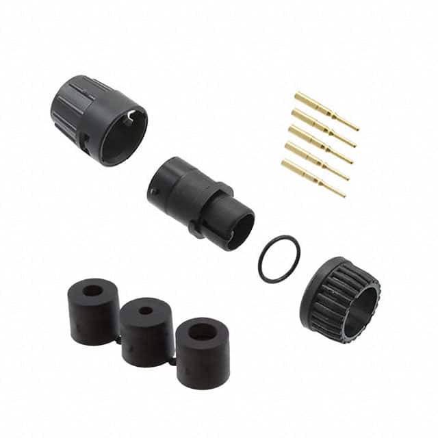 6280-5PG-3DC CONN PLUG MALE 5POS GOLD CRIMP