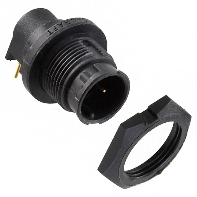 EN3P2MRAPCX CONN RCPT MALE 2POS GOLD SOLDER