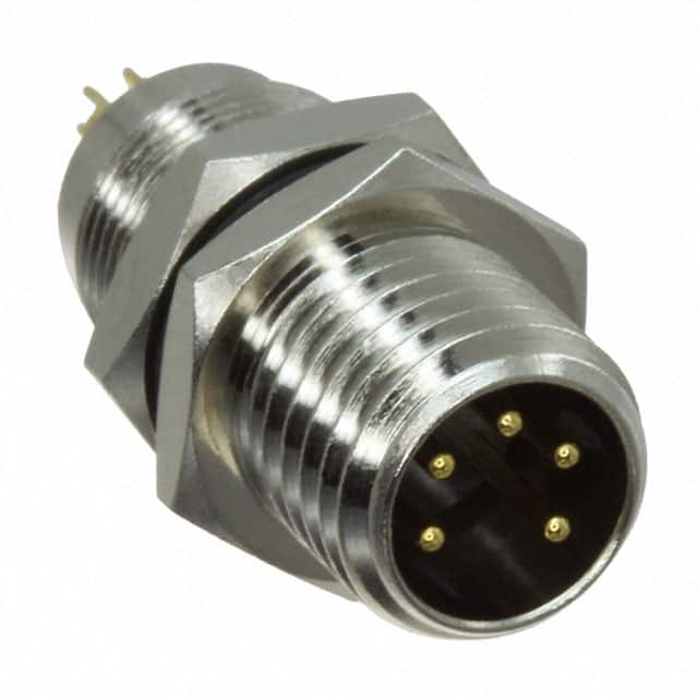 855-005-103R004 CONN RCPT MALE 5P GOLD SLDR CUP